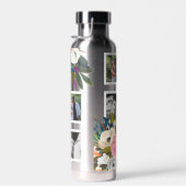 Floral Foto Collage Water Fles (Rechts)