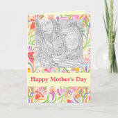 Floral  foto kaart (Voorkant)