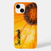 Floral foto van Oranje African Daisy Close-up Case-Mate iPhone Case (Achterkant)