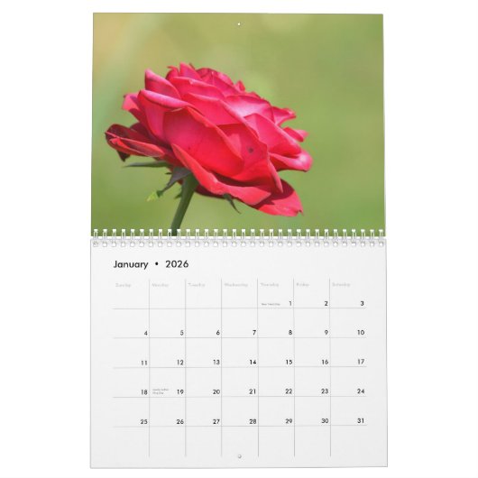Floral fotografie  kalender (Jan 2026)