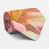 Floral fotografie Roze Pasen Lily Stropdas (Opgerold)