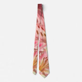 Floral fotografie Roze Pasen Lily Stropdas (Achterkant)