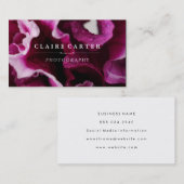 Floral fotografie visitekaartje (Voorkant / Achterkant)