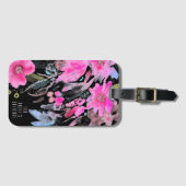 Floral Fountain Bagagelabel (Voorkant (horizontaal))