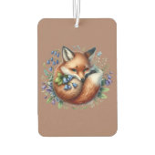 Floral Fox Botanical Woodland Art Luchtverfrisser (Achterkant)