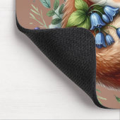 Floral Fox Botanical Woodland Art Muismat (Hoek)