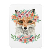 Floral Fox Magneet (Verticaal)