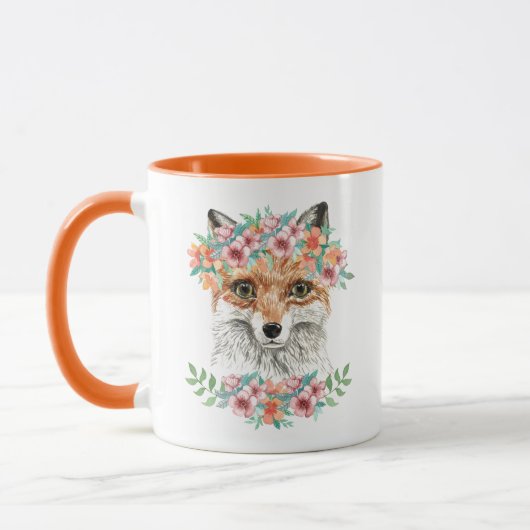 Floral Fox Mok (Links)