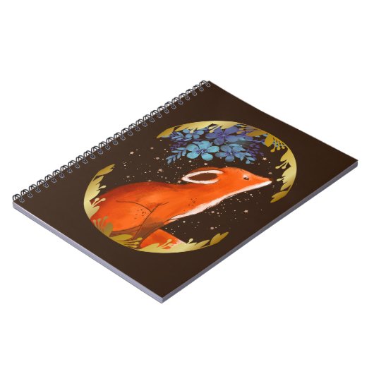 Floral Fox Notitieboek (Linkerzijde)