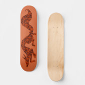 Floral Fox Persoonlijk Skateboard (Voorkant)