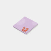 Floral Fox Post-It Notes (Schuin)