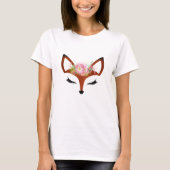 Floral Fox T-Shirt (Voorkant)
