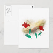 Floral Frac Briefkaart (Voorkant / Achterkant)