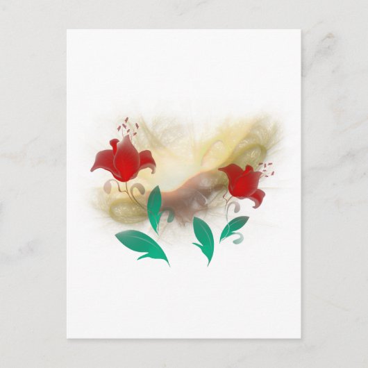 Floral Frac Briefkaart (Voorkant)