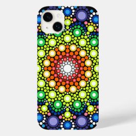 Floral Fractal Art gedateerd Retro Mandala Case-Mate iPhone 14 Plus Hoesje