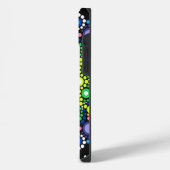 Floral Fractal Art gedateerd Retro Mandala iPhone Hoesje (Linkerkant)