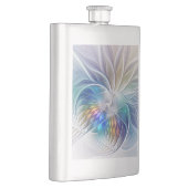 Floral Fractal Art, kleurrijke Abstracte ventilato Flacon (Rechts)