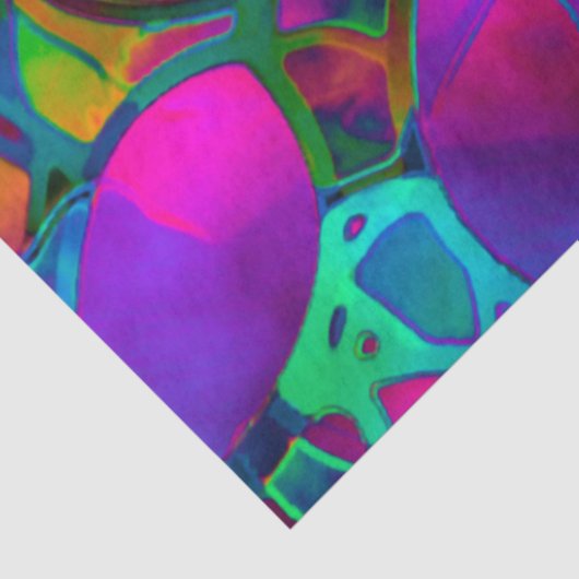 Floral fractal Art Tissuepapier (Detail)