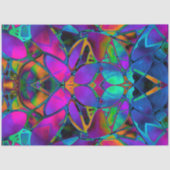 Floral fractal Art Tissuepapier (Voorkant)