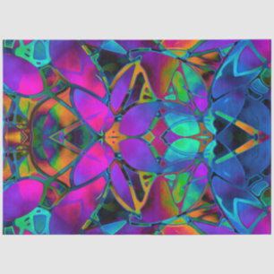 Floral fractal Art Tissuepapier