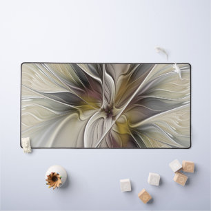 Floral Fractal, Fantasevloer met grondkleuren Bureaumat