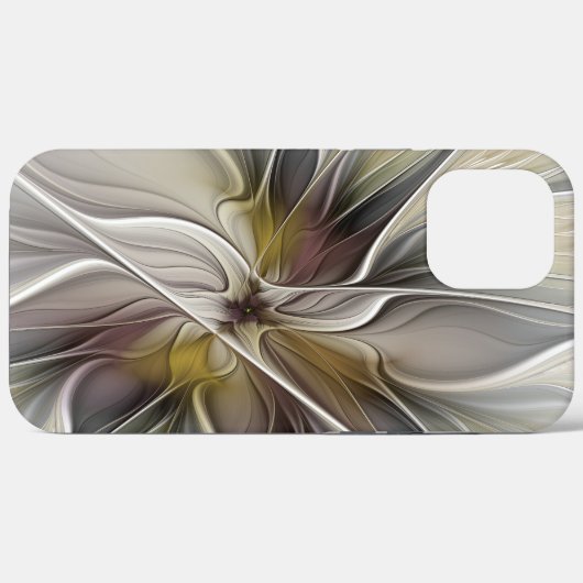 Floral Fractal, Fantasevloer met grondkleuren Case-Mate iPhone Case (Achterkant (horizontaal))