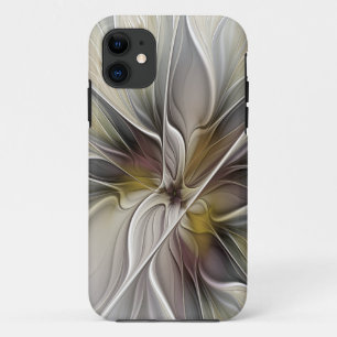 Floral Fractal, Fantasevloer met grondkleuren Case-Mate iPhone Case