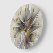 Floral Fractal, Fantasevloer met grondkleuren Grote Klok (Hoek)