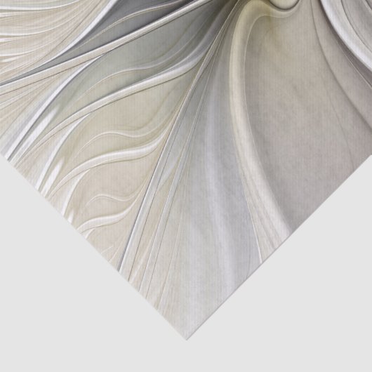 Floral Fractal, Fantasevloer met grondkleuren Tissuepapier (Detail)