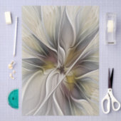 Floral Fractal, Fantasy Flower with Earth Colors Tissuepapier (Craft)