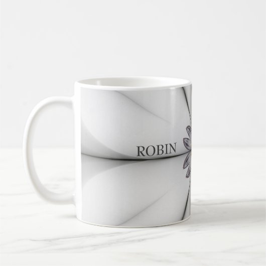 Floral Fractal Koffiemok (Links)