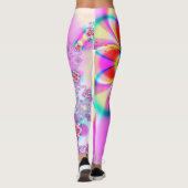 Floral Fractal Leggings (Achterkant)