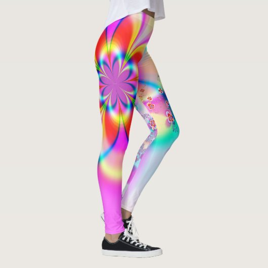 Floral Fractal Leggings (Rechts)
