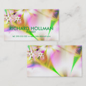 Floral fractal visitekaartje (Voorkant / Achterkant)