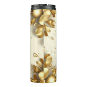 Floral Frame With Custom Name Thermosbeker (Achterkant)