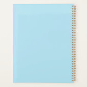 Floral Frame with Vibrant Flowers Planner (Achterkant)