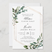 Floral Framed Invitation