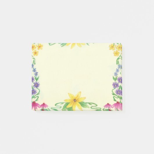 Floral Framed Note Pad (Voorkant)