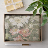 Floral Frans  Roos Ephemera ontkoppeling Tissuepapier (Geschenk)