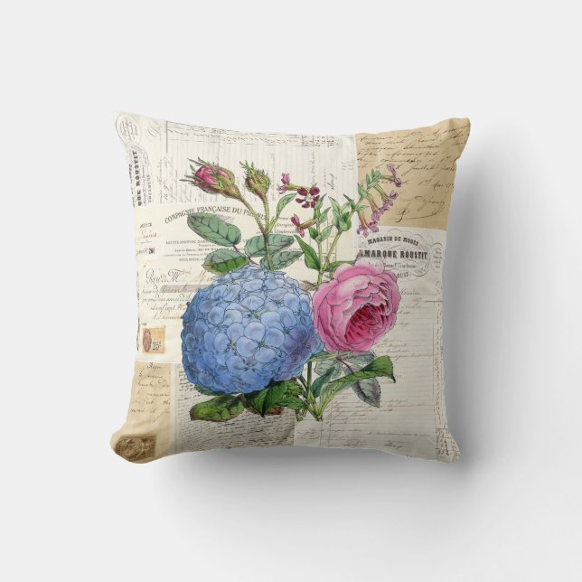  Floral French Pillow Kussen (Voorkant)