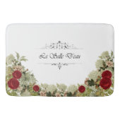 Floral French Powder Room Bath Mat (Voorkant)