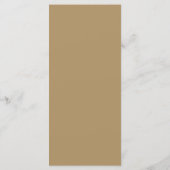 Floral French Rozen Botanical Wedding Menu (Achterkant)