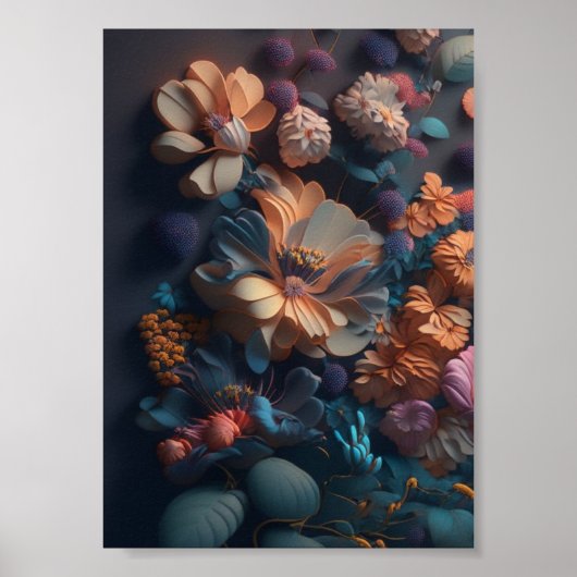 Floral Frenzy Poster (Voorkant)