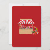 Floral Fresh van de markt Vrijgezellenfeest Kaart (Achterkant)