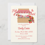 Floral Fresh van de markt Vrijgezellenfeest Kaart (Voorkant)