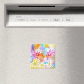 Floral Fridge Magnet (Insitu (Vaatwasser))