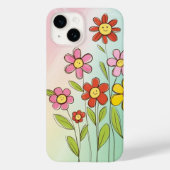 Floral Friends Telefoonhoesje Case-Mate iPhone Case (Achterkant)