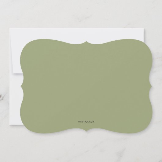 Floral Friendsgiving Holiday Kaart (Achterkant)