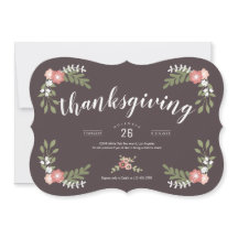 Floral Friendsgiving Holiday