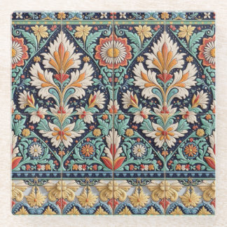 Floral Frieze Onderzetter Glazen Onderzetter